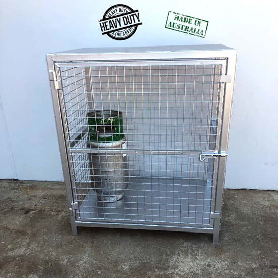 6 x 15kg Forklift Gas Cylinder Cage Stock Melbourne Gas Cage LPG