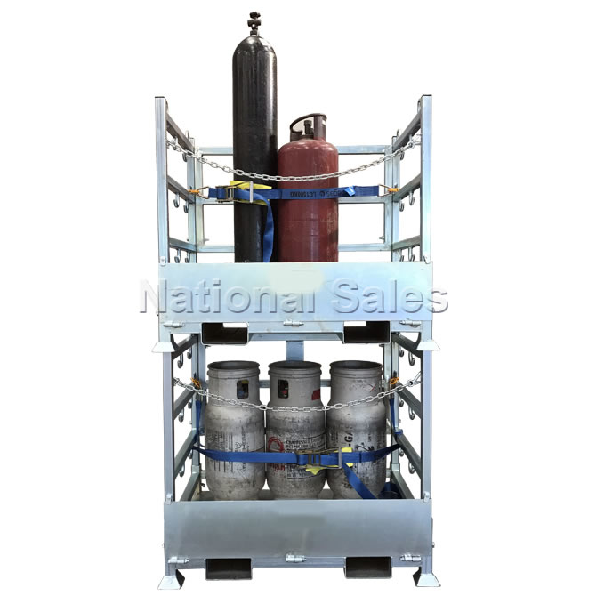 Gas Cylinder Storage and Transport Cage Flat Packed Perth Gas Cage